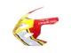 2004-2005 White Red Yellow Michelin Texaon Heron 7 Suzuki GSXR 600 / GSXR 750 Motorcycle Fairings Australia