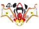 2004-2005 White Red Yellow Michelin Texaon Heron 7 Suzuki GSXR 600 / GSXR 750 Motorcycle Fairings Australia