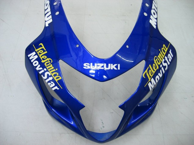 2004-2005 Blue White Yellow Green Telefumica Motul MoviStar Suzuki GSXR 600 / GSXR 750 Motorcycle Fairings Australia