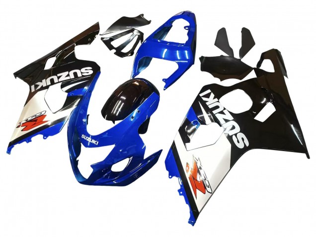 2004-2005 Blue White Black Suzuki GSXR 600 / GSXR 750 Motorcycle Fairings Australia