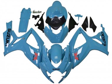 2006-2007 Light Blue Black Red Suzuki GSXR 600 / GSXR 750 Motorcycle Fairings Australia