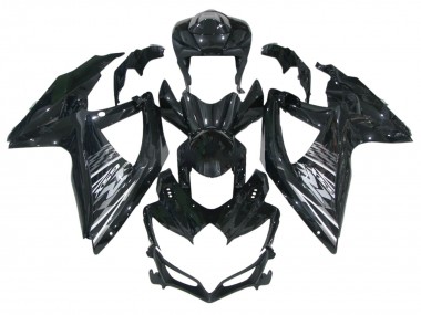 2006-2007 Glossy Black Grey White Suzuki GSXR 600 / GSXR 750 Motorcycle Fairings Australia