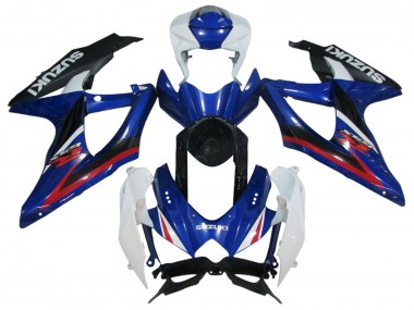 2006-2007 White Blue Red Black Suzuki GSXR 600 / GSXR 750 Motorcycle Fairings Australia