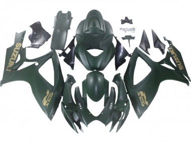 2006-2007 Matte Army Green Suzuki GSXR 600 / GSXR 750 Motorcycle Fairings Australia