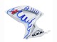 2006-2007 White Blue Flame Suzuki GSXR 600 / GSXR 750 Motorcycle Fairings Australia