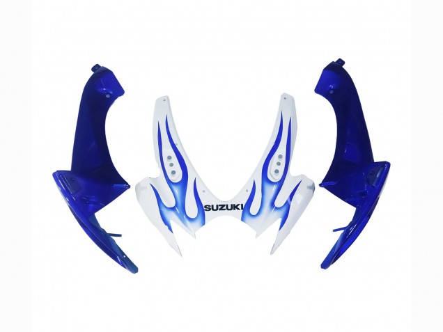 2006-2007 White Blue Flame Suzuki GSXR 600 / GSXR 750 Motorcycle Fairings Australia