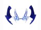 2006-2007 White Blue Flame Suzuki GSXR 600 / GSXR 750 Motorcycle Fairings Australia