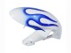 2006-2007 White Blue Flame Suzuki GSXR 600 / GSXR 750 Motorcycle Fairings Australia