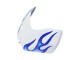 2006-2007 White Blue Flame Suzuki GSXR 600 / GSXR 750 Motorcycle Fairings Australia