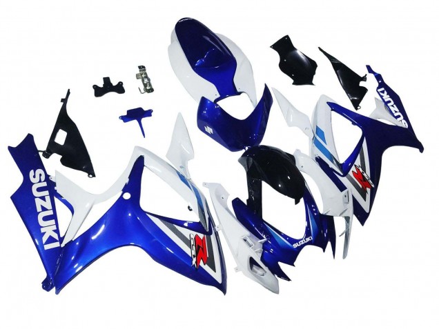 2006-2007 White Blue Glossy Black Red Suzuki GSXR 600 / GSXR 750 Motorcycle Fairings Australia
