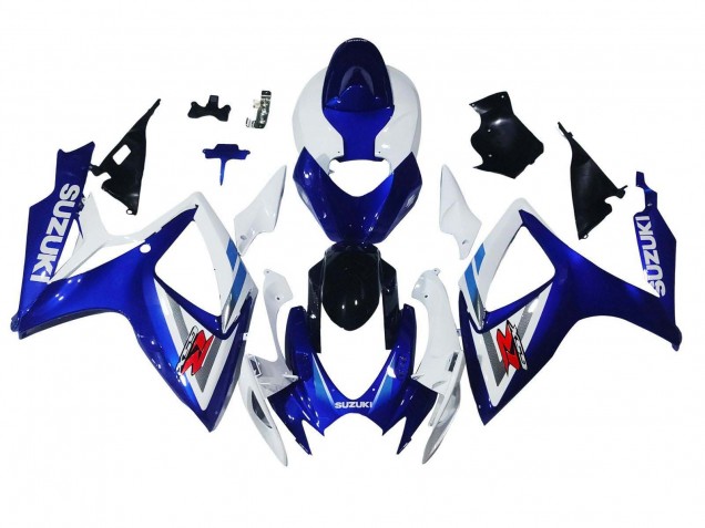 2006-2007 White Blue Glossy Black Red Suzuki GSXR 600 / GSXR 750 Motorcycle Fairings Australia