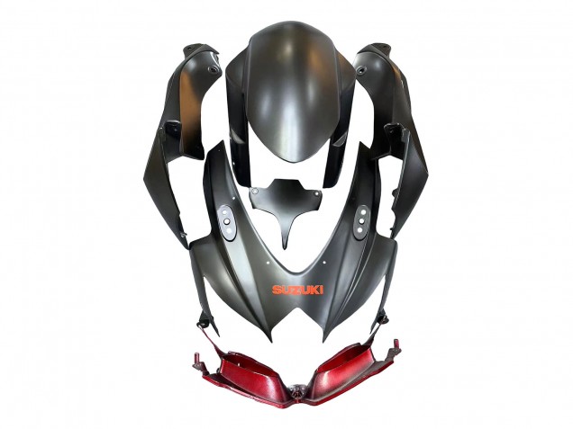 2008-2010 Matte Black Red Suzuki GSXR 600 / GSXR 750 Motorcycle Fairings Australia