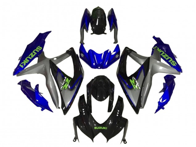 2008-2010 Blue Grey Glossy Black Green Suzuki GSXR 600 / GSXR 750 Motorcycle Fairings Australia