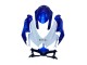 2008-2010 Blue White Red Suzuki GSXR 600 / GSXR 750 Motorcycle Fairing Kits Australia