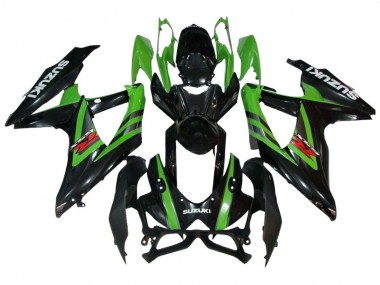 2008-2010 Green Glossy Black Suzuki GSXR 600 / GSXR 750 Motorcycle Fairings Australia
