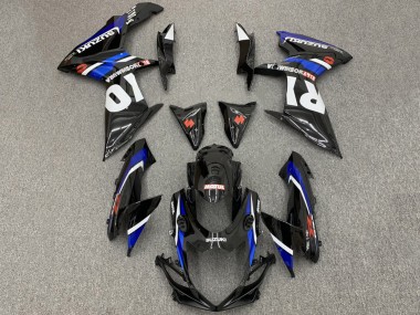 2008-2010 Glossy Black White Blue Red Suzuki GSXR 600 / GSXR 750 Motorcycle Fairings Australia