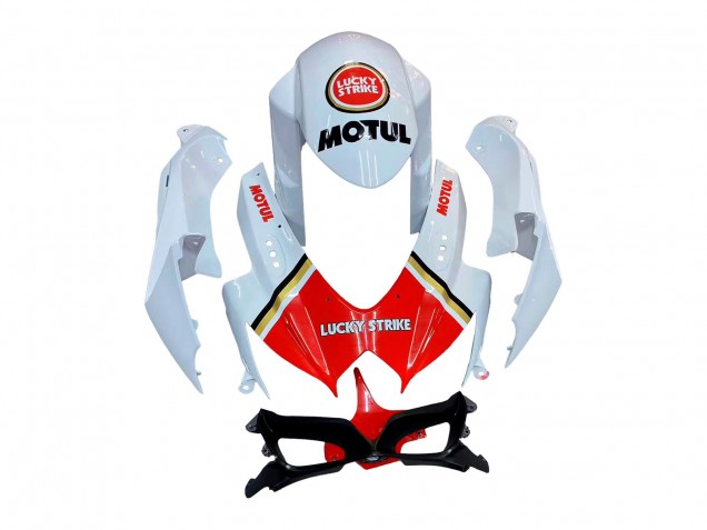 2008-2010 White Red Motul Lucky Strike Suzuki GSXR 600 / GSXR 750 Motorcycle Fairings Australia