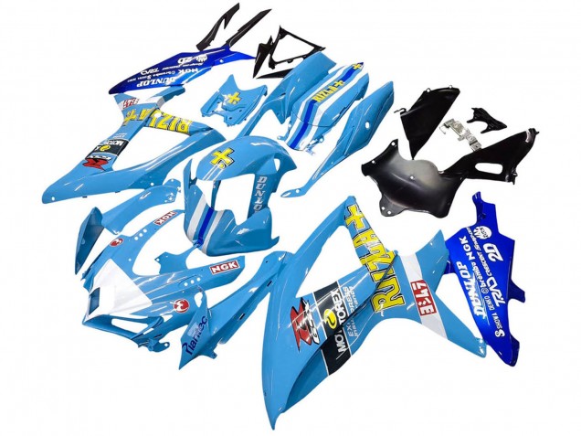 2008-2010 Blue Yellow Rizla Suzuki GSXR 600 / GSXR 750 Motorcycle Fairings Australia