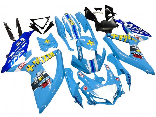 2008-2010 Blue Yellow Rizla Suzuki GSXR 600 / GSXR 750 Motorcycle Fairings Australia