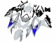 2008-2010 White Silver Blue Black Suzuki GSXR 600 / GSXR 750 Motorcycle Fairings Australia