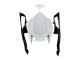 2008-2010 White Silver Blue Black Suzuki GSXR 600 / GSXR 750 Motorcycle Fairings Australia