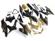 2008-2010 Matte Black White Gold Suzuki GSXR 600 / GSXR 750 Motorcycle Fairings Australia