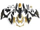 2008-2010 Matte Black White Gold Suzuki GSXR 600 / GSXR 750 Motorcycle Fairings Australia