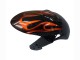 2008-2010 Glossy Black Orange Flame Suzuki GSXR 600 / GSXR 750 Motorcycle Fairings Australia