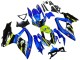 2008-2010 Blue Fluorescent Green Shark Suzuki GSXR 600 / GSXR 750 Motorcycle Fairings Australia