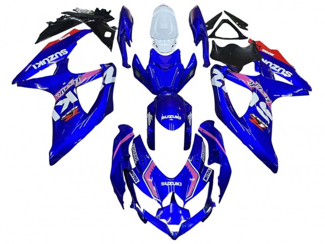 2008-2010 White Blue Pink Ecstar Motul Suzuki GSXR 600 / GSXR 750 Motorcycle Fairings Australia