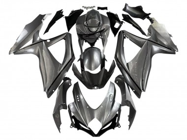 2008-2010 Matte Grey Black Suzuki GSXR 600 / GSXR 750 Motorcycle Fairings Australia