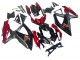 2008-2010 Red Glossy Black Suzuki GSXR 600 / GSXR 750 Motorcycle Fairing Australia