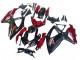 2008-2010 Red Glossy Black Suzuki GSXR 600 / GSXR 750 Motorcycle Fairing Australia