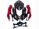2008-2010 Red Glossy Black Suzuki GSXR 600 / GSXR 750 Motorcycle Fairing Australia