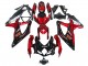 2008-2010 Red Glossy Black Suzuki GSXR 600 / GSXR 750 Motorcycle Fairings Australia