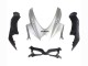 2008-2010 Silver Matte Black Suzuki GSXR 600 / GSXR 750 Motorcycle Fairings Australia
