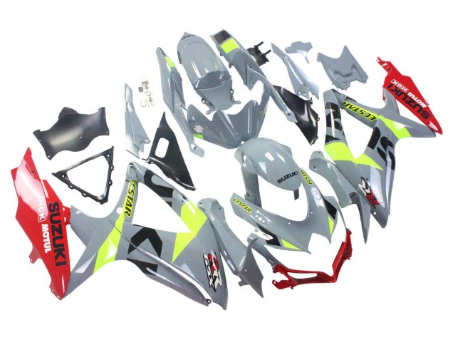 2008-2010 Grey Yellow Red Suzuki GSXR 600 / GSXR 750 Motorcycle Fairings Australia