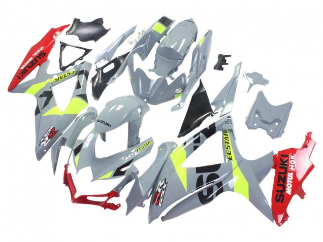 2008-2010 Grey Yellow Red Suzuki GSXR 600 / GSXR 750 Motorcycle Fairings Australia