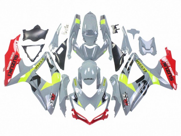2008-2010 Grey Yellow Red Suzuki GSXR 600 / GSXR 750 Motorcycle Fairings Australia