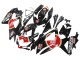 2008-2010 Glossy Black Red White Motul Lucky Strike Suzuki GSXR 600 / GSXR 750 Motorcycle Fairings Australia