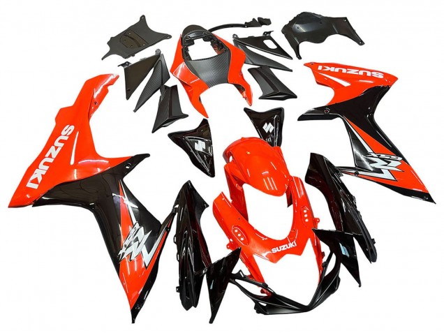 2011-2024 Red Glossy Black Suzuki GSXR 600 / GSXR 750 Motorcycle Fairings Kits Australia