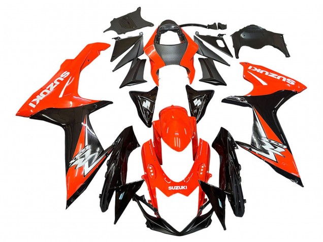 2011-2024 Red Glossy Black Suzuki GSXR 600 / GSXR 750 Motorcycle Fairings Kits Australia