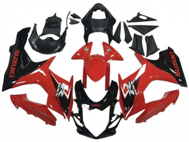 2011-2024 Red Glossy Black Suzuki GSXR 600 / GSXR 750 Motorcycle Fairing Australia