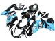 2011-2024 Glossy Black Light Blue Suzuki GSXR 600 / GSXR 750 Motorcycle Fairings Australia