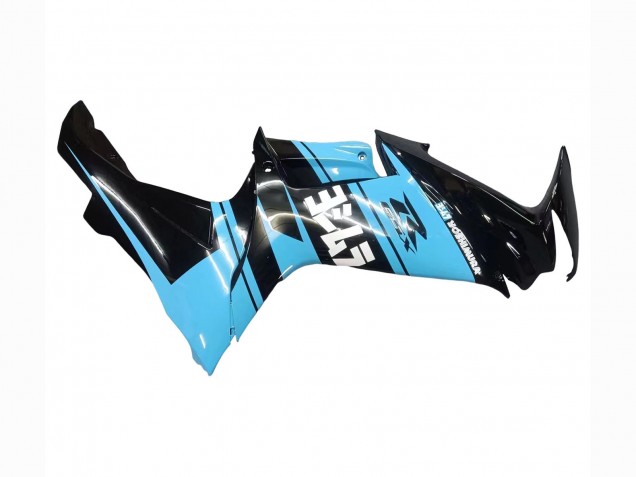 2011-2024 Glossy Black Light Blue Suzuki GSXR 600 / GSXR 750 Motorcycle Fairings Australia