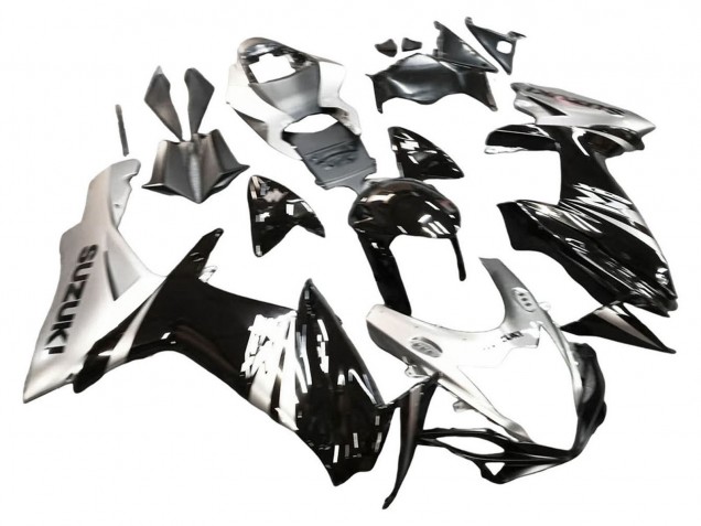 2011-2024 Glossy Black Silver Suzuki GSXR 600 / GSXR 750 Motorcycle Fairing Australia