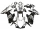 2011-2024 Glossy Black Silver Suzuki GSXR 600 / GSXR 750 Motorcycle Fairing Australia