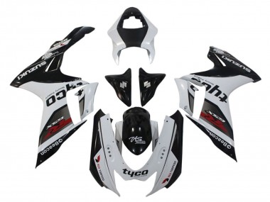 2011-2024 White Black Tyco Beacon Suzuki GSXR 600 / GSXR 750 Motorcycle Fairings Australia