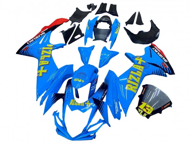 2011-2024 Blue Gold Red Black Rizla Suzuki GSXR 600 / GSXR 750 Motorcycle Fairings Australia