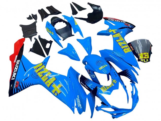 2011-2024 Blue Gold Red Black Rizla Suzuki GSXR 600 / GSXR 750 Motorcycle Fairings Australia